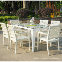 DS-(424) rattan indoor furniture modern rattan indoor dining table